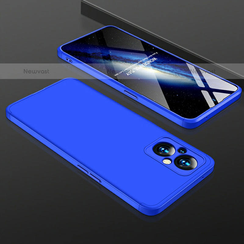 Hard Rigid Plastic Matte Finish Front and Back Cover Case 360 Degrees for Oppo F21 Pro 5G