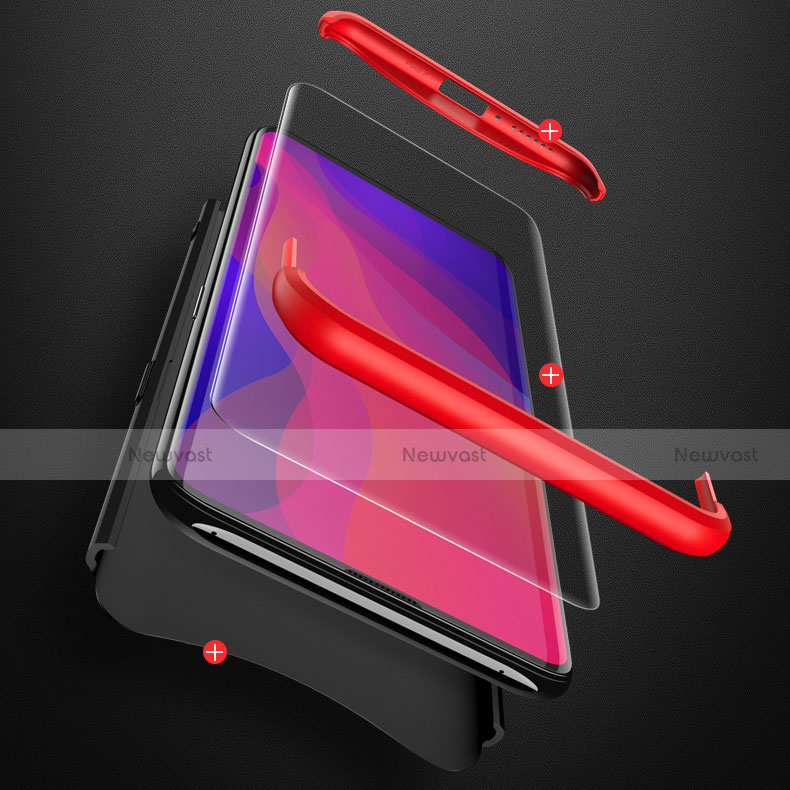 Hard Rigid Plastic Matte Finish Front and Back Cover Case 360 Degrees for Oppo Find X