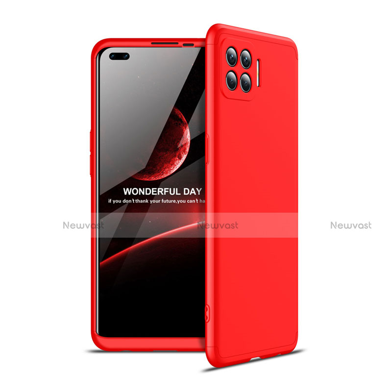 Hard Rigid Plastic Matte Finish Front and Back Cover Case 360 Degrees for Oppo Reno4 Lite