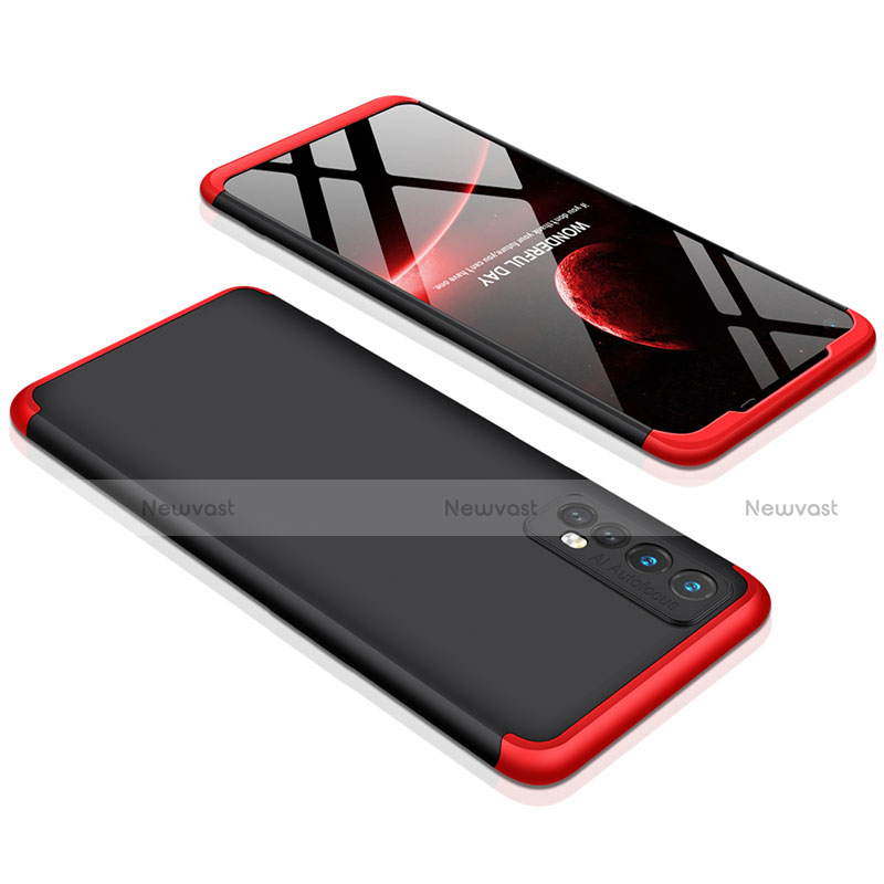 Hard Rigid Plastic Matte Finish Front and Back Cover Case 360 Degrees for Realme 7