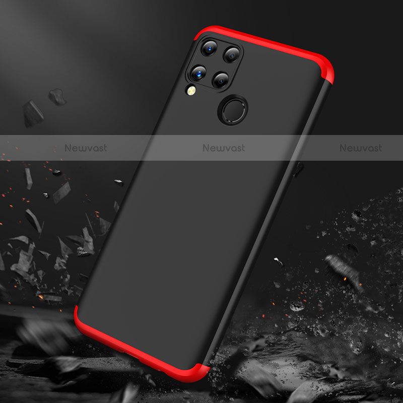 Hard Rigid Plastic Matte Finish Front and Back Cover Case 360 Degrees for Realme C15