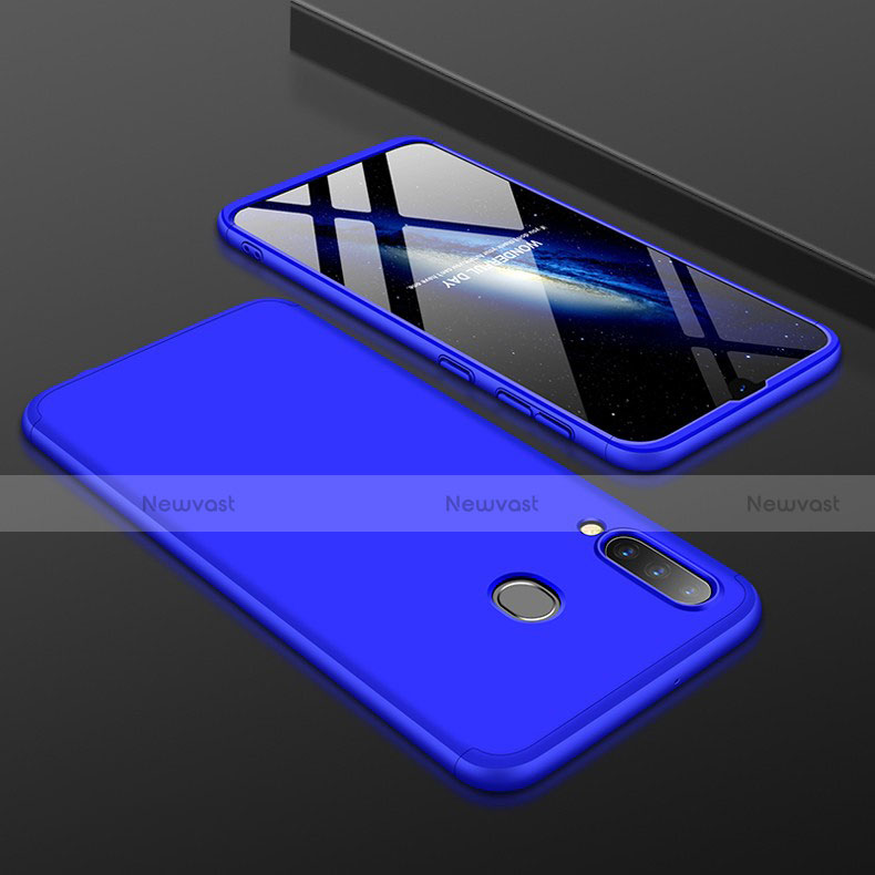 Hard Rigid Plastic Matte Finish Front and Back Cover Case 360 Degrees for Samsung Galaxy A30 Blue