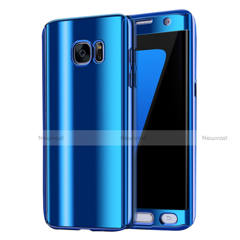 Hard Rigid Plastic Matte Finish Front and Back Cover Case 360 Degrees for Samsung Galaxy S7 Edge G935F