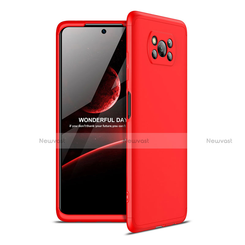 Hard Rigid Plastic Matte Finish Front and Back Cover Case 360 Degrees for Xiaomi Poco X3