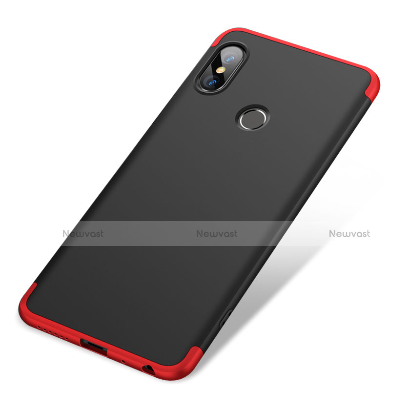 Hard Rigid Plastic Matte Finish Front and Back Cover Case 360 Degrees for Xiaomi Redmi Note 5 AI Dual Camera