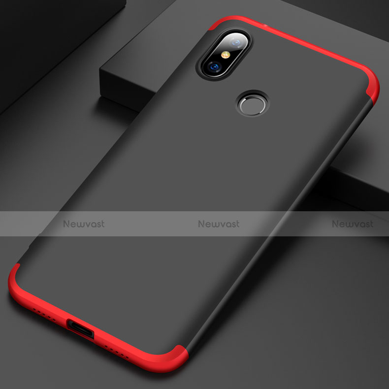 Hard Rigid Plastic Matte Finish Front and Back Cover Case 360 Degrees for Xiaomi Redmi Note 6 Pro