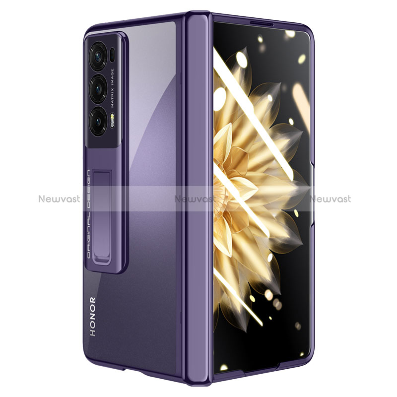 Hard Rigid Plastic Matte Finish Front and Back Cover Case 360 Degrees GK2 for Huawei Honor Magic V2 5G