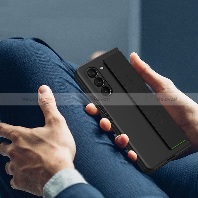 Hard Rigid Plastic Matte Finish Front and Back Cover Case 360 Degrees HD1 for Samsung Galaxy Z Fold5 5G