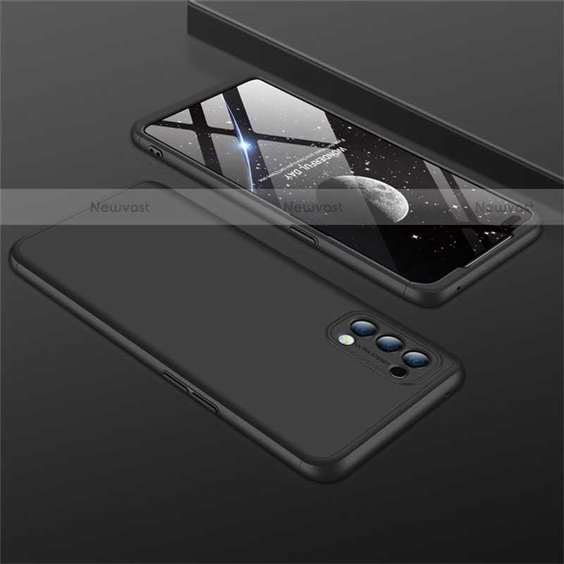 Hard Rigid Plastic Matte Finish Front and Back Cover Case 360 Degrees M01 for Oppo Reno4 4G