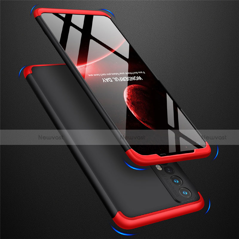 Hard Rigid Plastic Matte Finish Front and Back Cover Case 360 Degrees M01 for Realme Narzo 30 4G