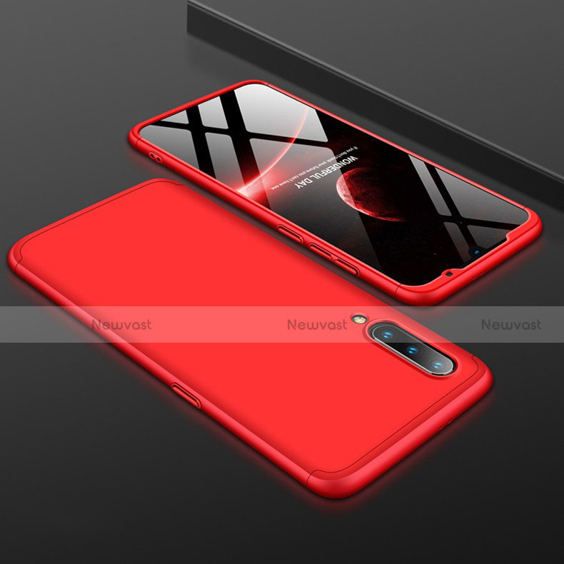 Hard Rigid Plastic Matte Finish Front and Back Cover Case 360 Degrees M01 for Xiaomi Mi 9 Lite Red