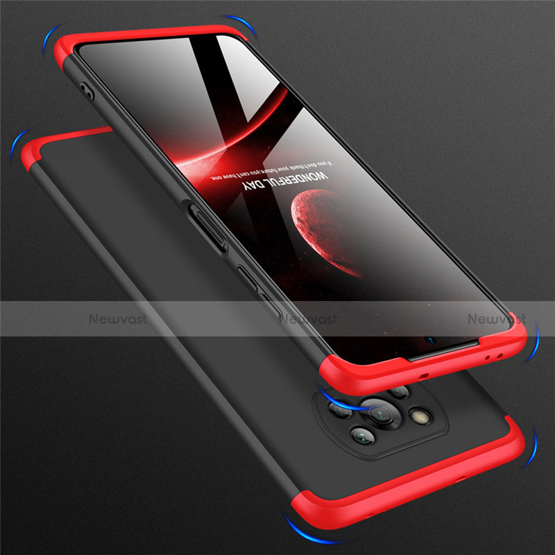 Hard Rigid Plastic Matte Finish Front and Back Cover Case 360 Degrees M01 for Xiaomi Poco X3