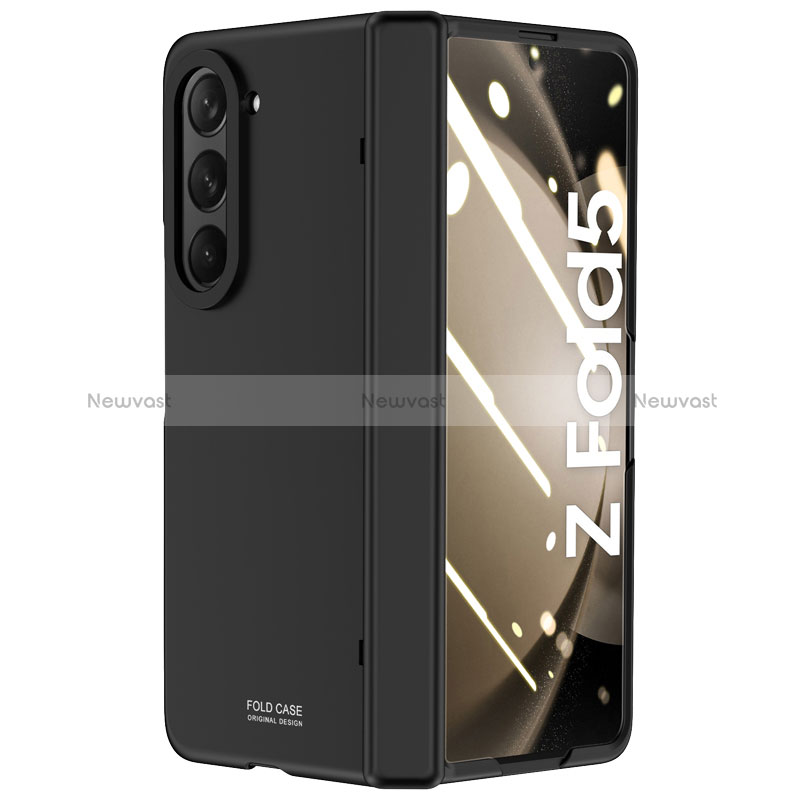 Hard Rigid Plastic Matte Finish Front and Back Cover Case 360 Degrees MK2 for Samsung Galaxy Z Fold5 5G