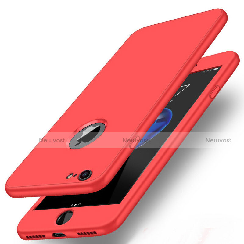 Hard Rigid Plastic Matte Finish Front and Back Cover Case 360 Degrees P01 for Apple iPhone 8