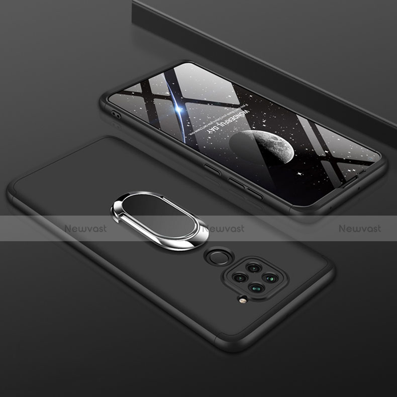 Hard Rigid Plastic Matte Finish Front and Back Cover Case 360 Degrees P01 for Xiaomi Redmi 10X 4G Black