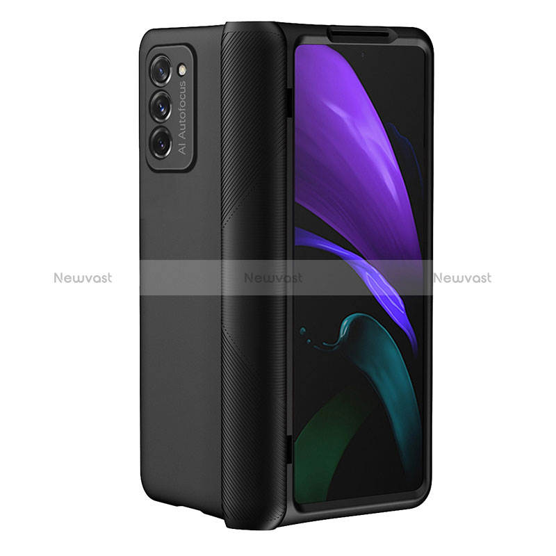 Hard Rigid Plastic Matte Finish Front and Back Cover Case 360 Degrees P05 for Samsung Galaxy Z Fold2 5G