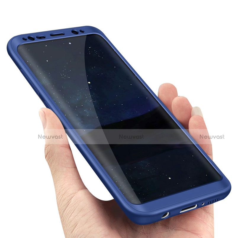 Hard Rigid Plastic Matte Finish Front and Back Cover Case 360 Degrees Q02 for Samsung Galaxy S8