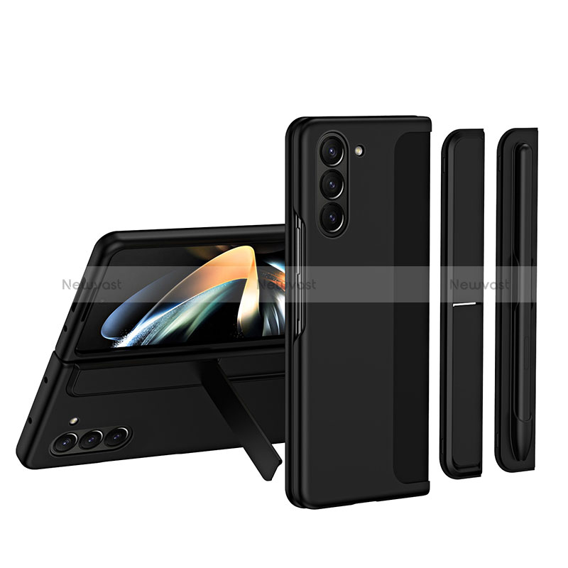 Hard Rigid Plastic Matte Finish Front and Back Cover Case 360 Degrees QH1 for Samsung Galaxy Z Fold5 5G