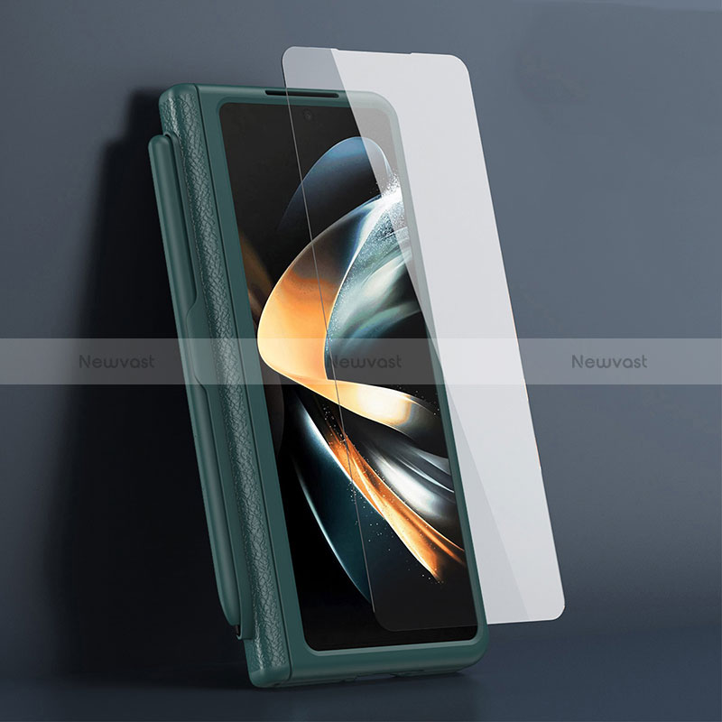 Hard Rigid Plastic Matte Finish Front and Back Cover Case 360 Degrees QH4 for Samsung Galaxy Z Fold5 5G