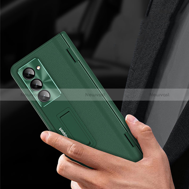 Hard Rigid Plastic Matte Finish Front and Back Cover Case 360 Degrees QH5 for Samsung Galaxy Z Fold5 5G