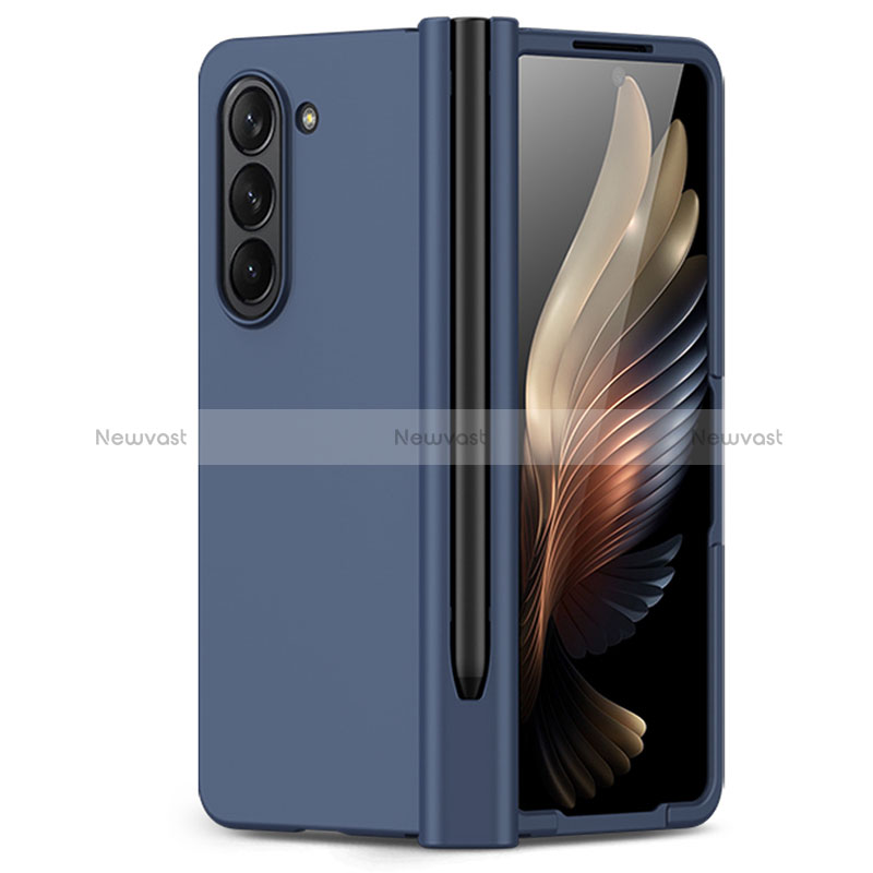 Hard Rigid Plastic Matte Finish Front and Back Cover Case 360 Degrees SD2 for Samsung Galaxy Z Fold5 5G