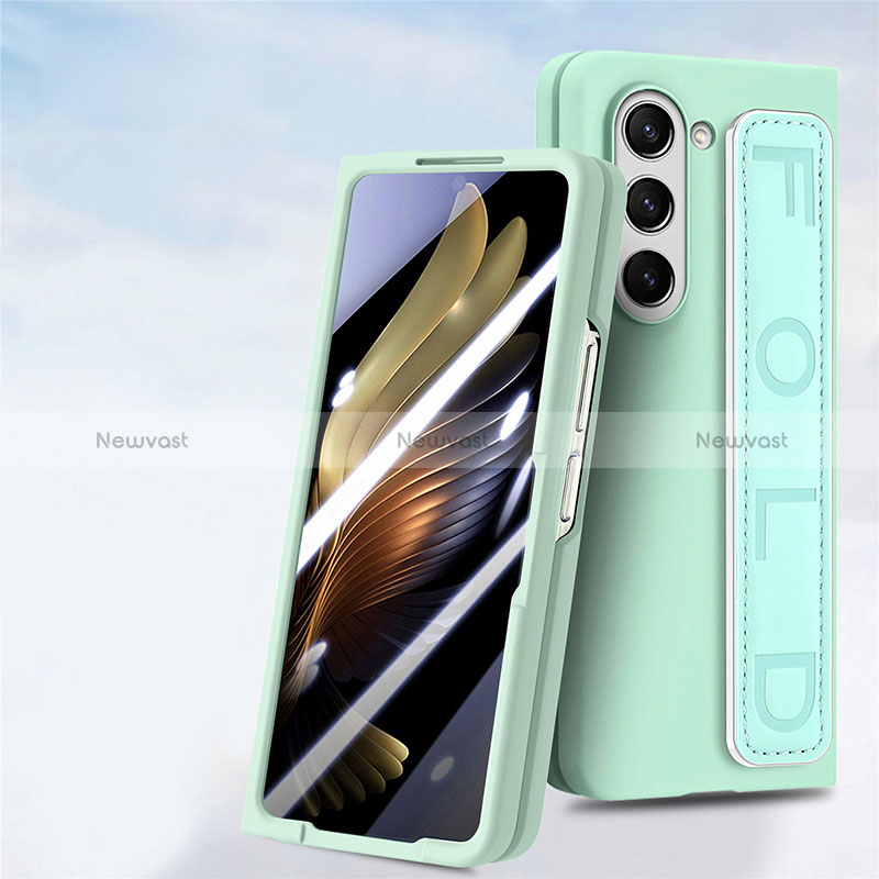 Hard Rigid Plastic Matte Finish Front and Back Cover Case 360 Degrees SD3 for Samsung Galaxy Z Fold5 5G