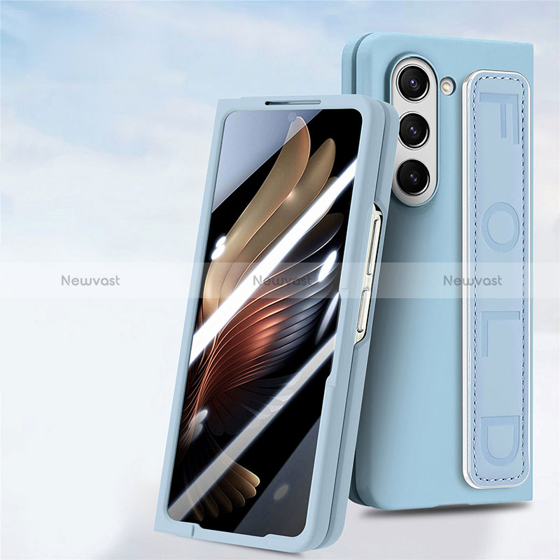 Hard Rigid Plastic Matte Finish Front and Back Cover Case 360 Degrees SD3 for Samsung Galaxy Z Fold5 5G