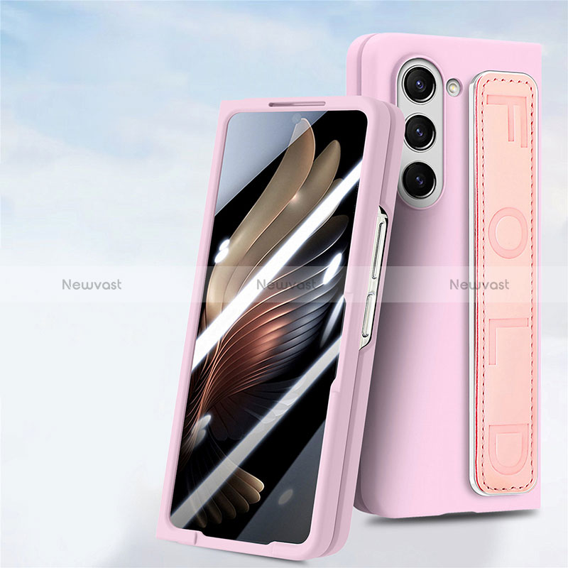 Hard Rigid Plastic Matte Finish Front and Back Cover Case 360 Degrees SD3 for Samsung Galaxy Z Fold5 5G