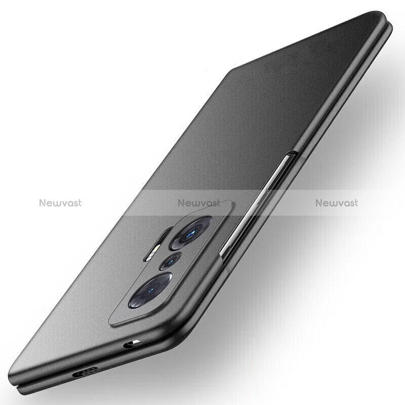 Hard Rigid Plastic Matte Finish Front and Back Cover Case 360 Degrees YK1 for Huawei Honor Magic Vs 5G Black