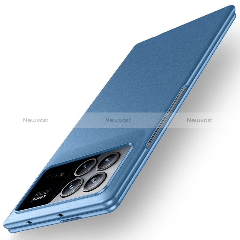 Hard Rigid Plastic Matte Finish Front and Back Cover Case 360 Degrees YK1 for Xiaomi Mix Fold 3 5G Blue