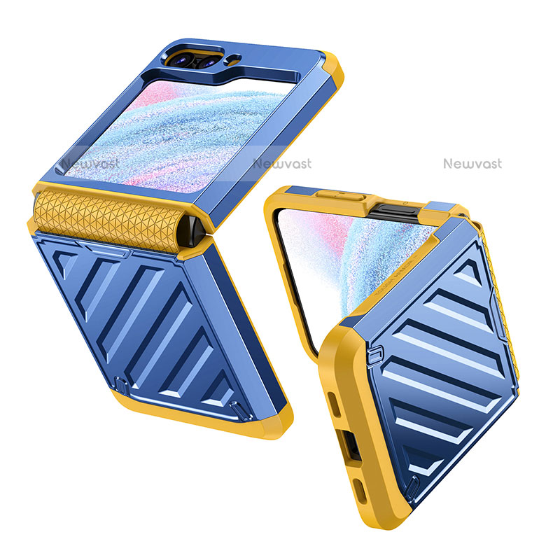 Hard Rigid Plastic Matte Finish Front and Back Cover Case 360 Degrees Z01L for Samsung Galaxy Z Flip5 5G