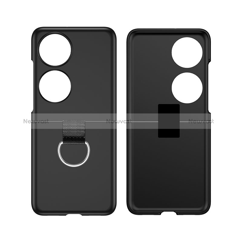 Hard Rigid Plastic Matte Finish Front and Back Cover Case 360 Degrees Z02L for Huawei P50 Pocket