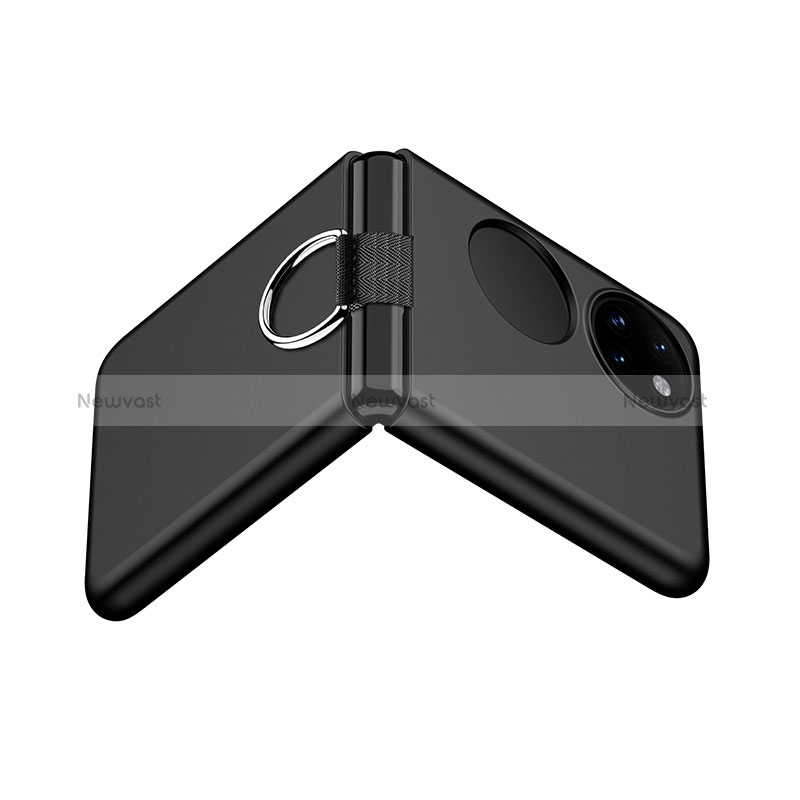 Hard Rigid Plastic Matte Finish Front and Back Cover Case 360 Degrees Z02L for Huawei P50 Pocket