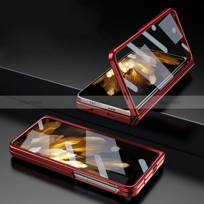 Hard Rigid Plastic Matte Finish Front and Back Cover Case 360 Degrees ZL1 for Oppo Find N3 5G