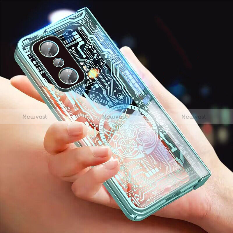 Hard Rigid Plastic Matte Finish Front and Back Cover Case 360 Degrees ZL2 for Huawei Honor Magic V 5G