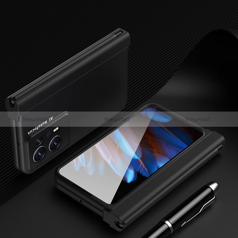 Hard Rigid Plastic Matte Finish Front and Back Cover Case 360 Degrees ZL4 for Oppo Find N2 5G