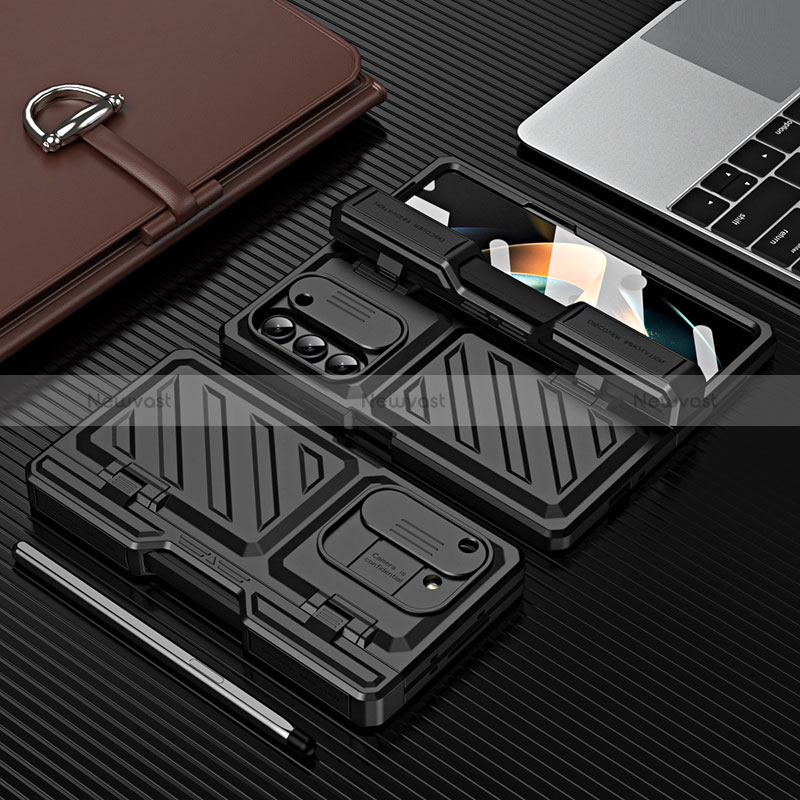 Hard Rigid Plastic Matte Finish Front and Back Cover Case 360 Degrees ZL5 for Samsung Galaxy Z Fold5 5G