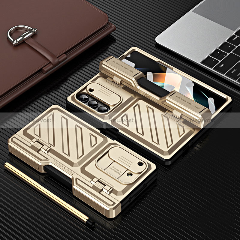 Hard Rigid Plastic Matte Finish Front and Back Cover Case 360 Degrees ZL6 for Samsung Galaxy Z Fold5 5G