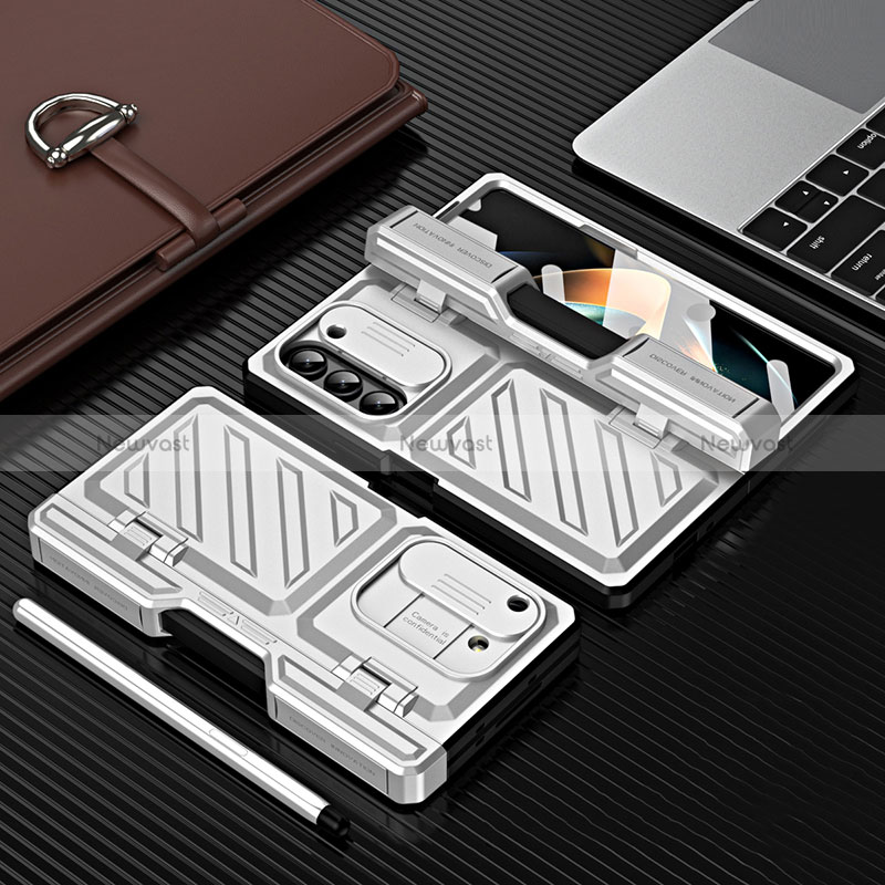 Hard Rigid Plastic Matte Finish Front and Back Cover Case 360 Degrees ZL6 for Samsung Galaxy Z Fold5 5G