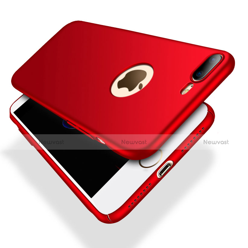 Hard Rigid Plastic Matte Finish Snap On Case C01 for Apple iPhone 7 Plus Red