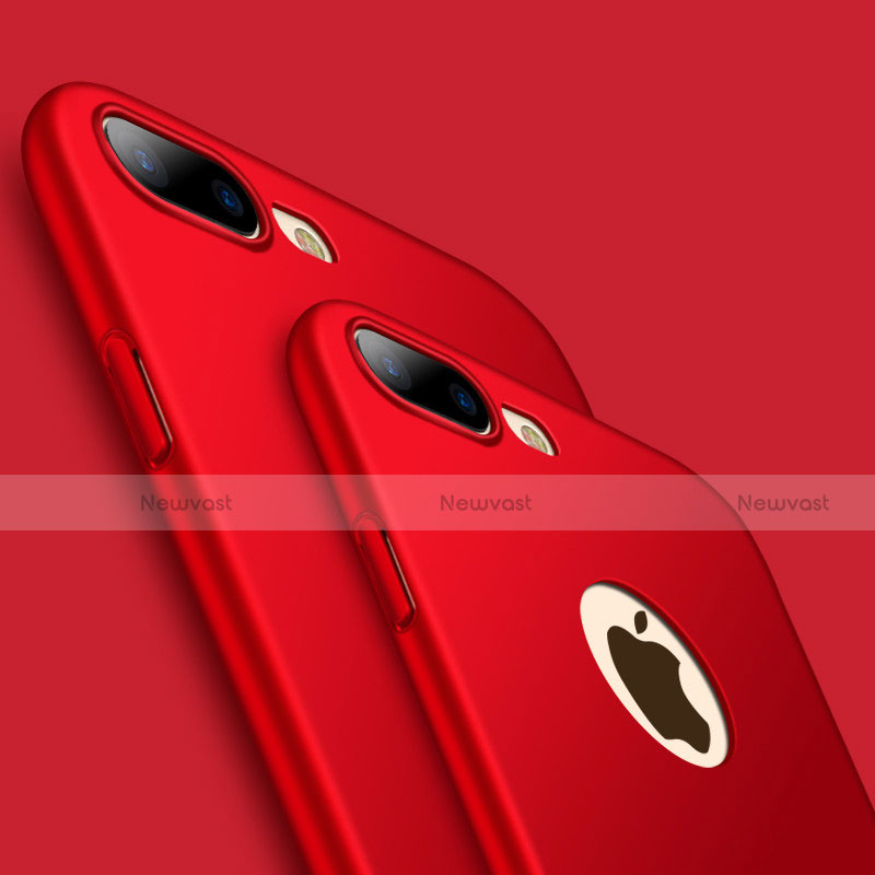 Hard Rigid Plastic Matte Finish Snap On Case C01 for Apple iPhone 7 Plus Red