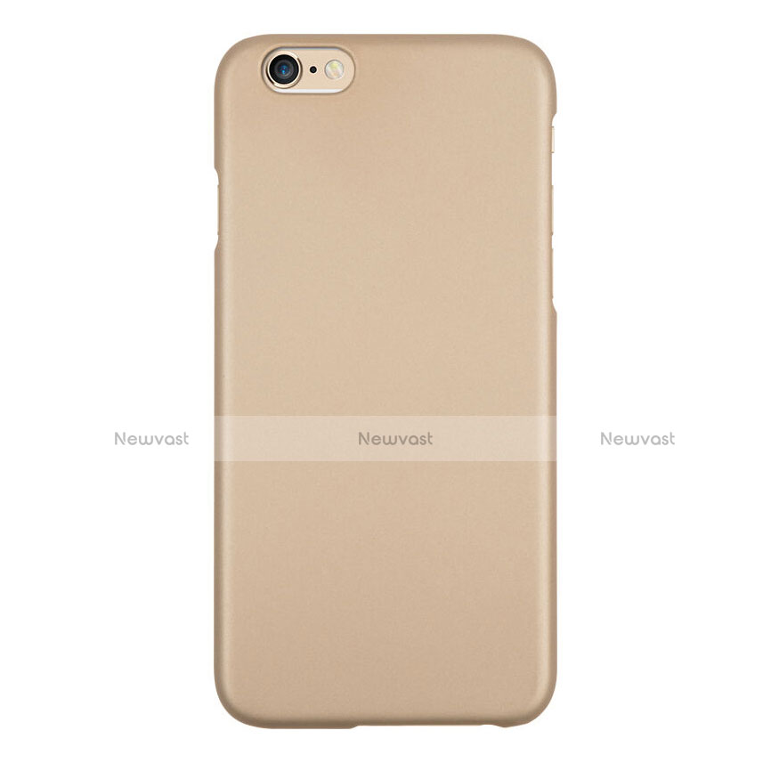 Hard Rigid Plastic Matte Finish Snap On Case for Apple iPhone 6 Gold