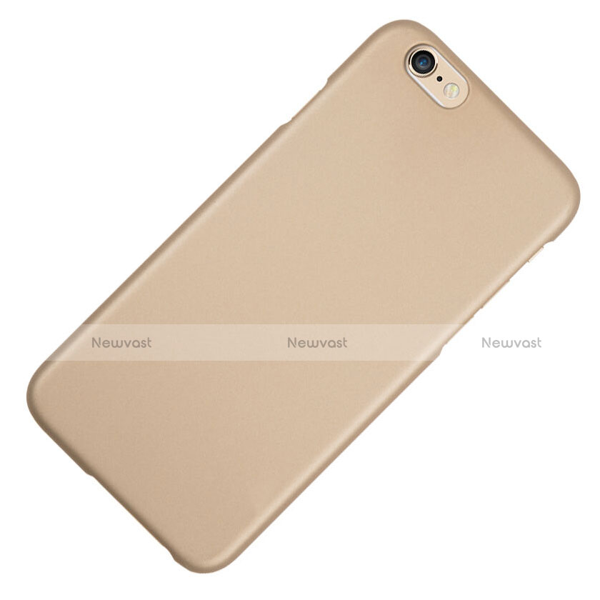 Hard Rigid Plastic Matte Finish Snap On Case for Apple iPhone 6 Gold