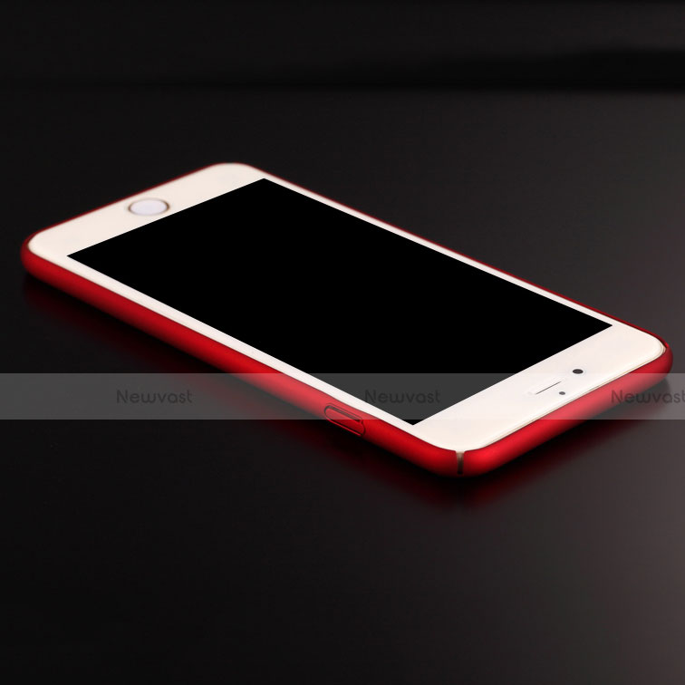 Hard Rigid Plastic Matte Finish Snap On Case for Apple iPhone 6 Plus Red