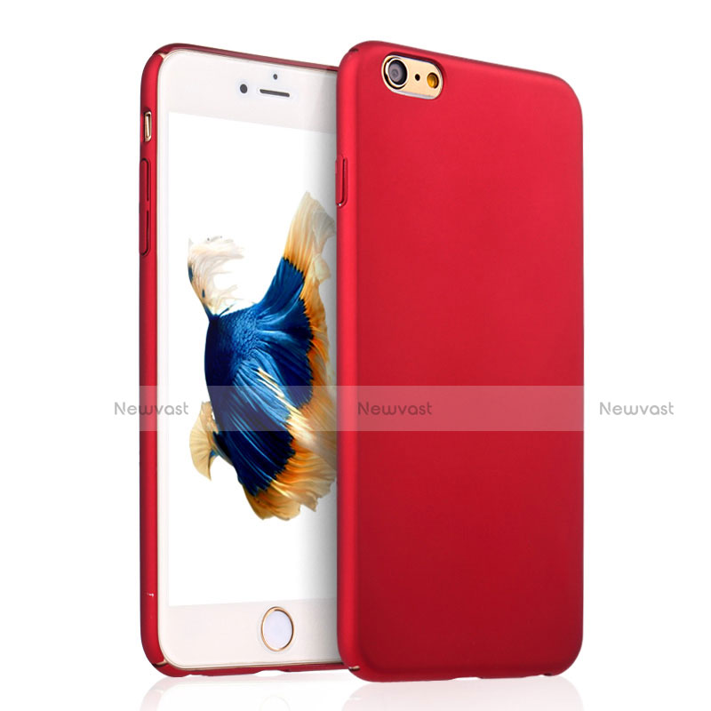 Hard Rigid Plastic Matte Finish Snap On Case for Apple iPhone 6 Red