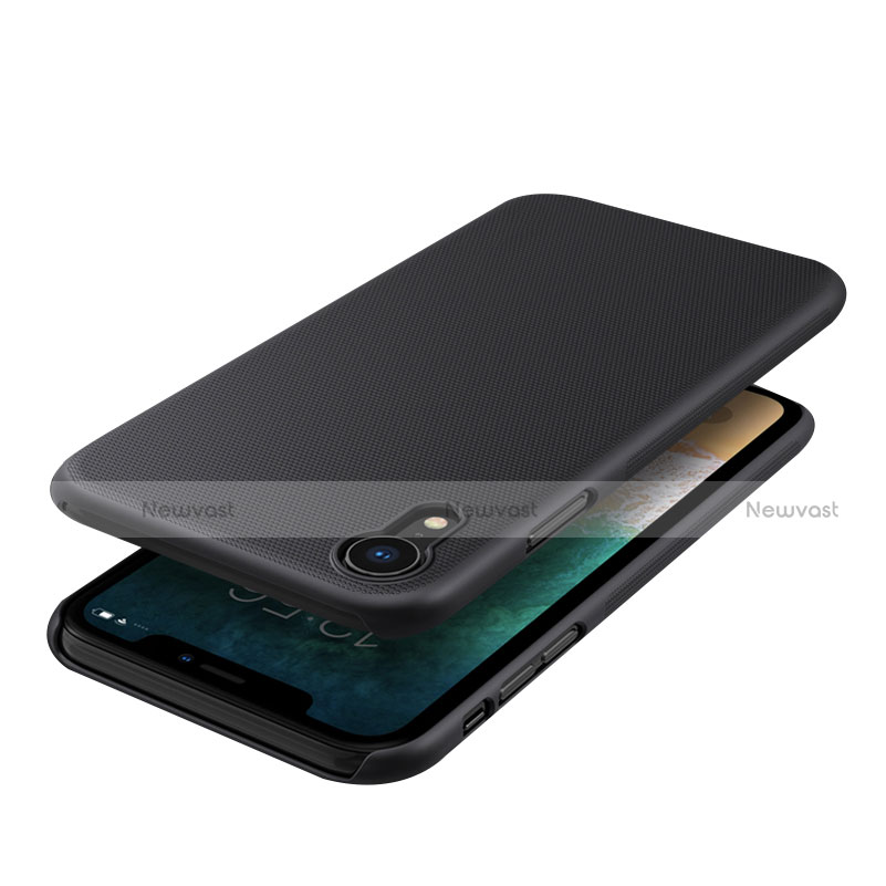 Hard Rigid Plastic Matte Finish Snap On Case for Apple iPhone XR Black