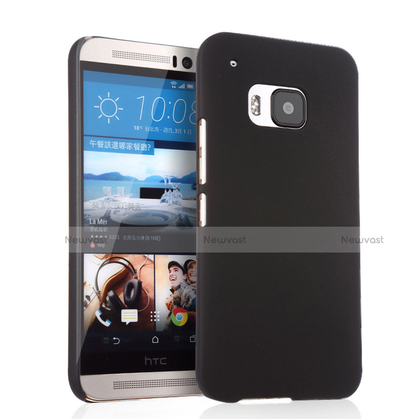 Hard Rigid Plastic Matte Finish Snap On Case for HTC One M9 Black