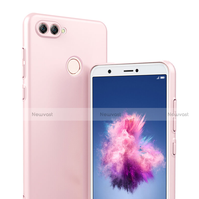 Hard Rigid Plastic Matte Finish Snap On Case for Huawei Enjoy 7S Pink