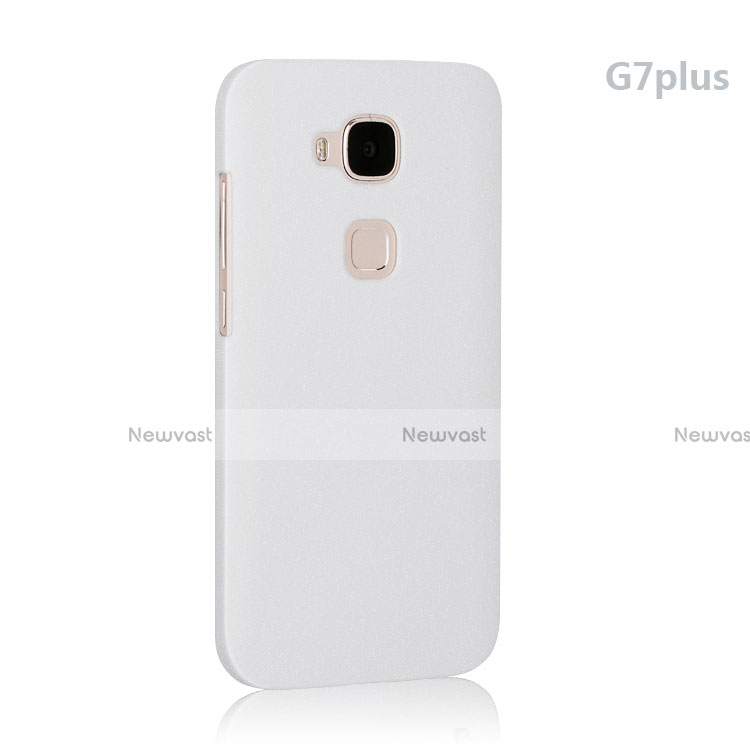 Hard Rigid Plastic Matte Finish Snap On Case for Huawei G8 White