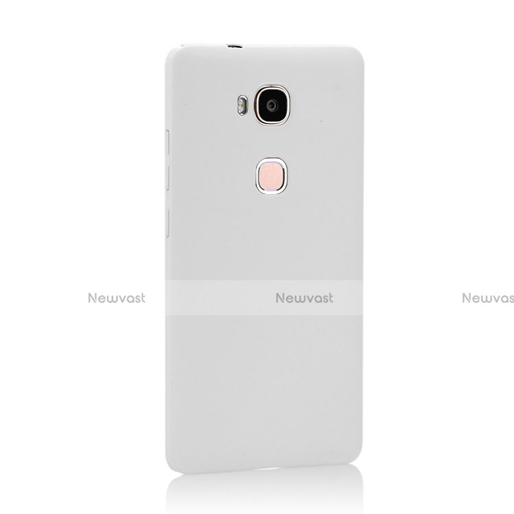 Hard Rigid Plastic Matte Finish Snap On Case for Huawei GR5 White